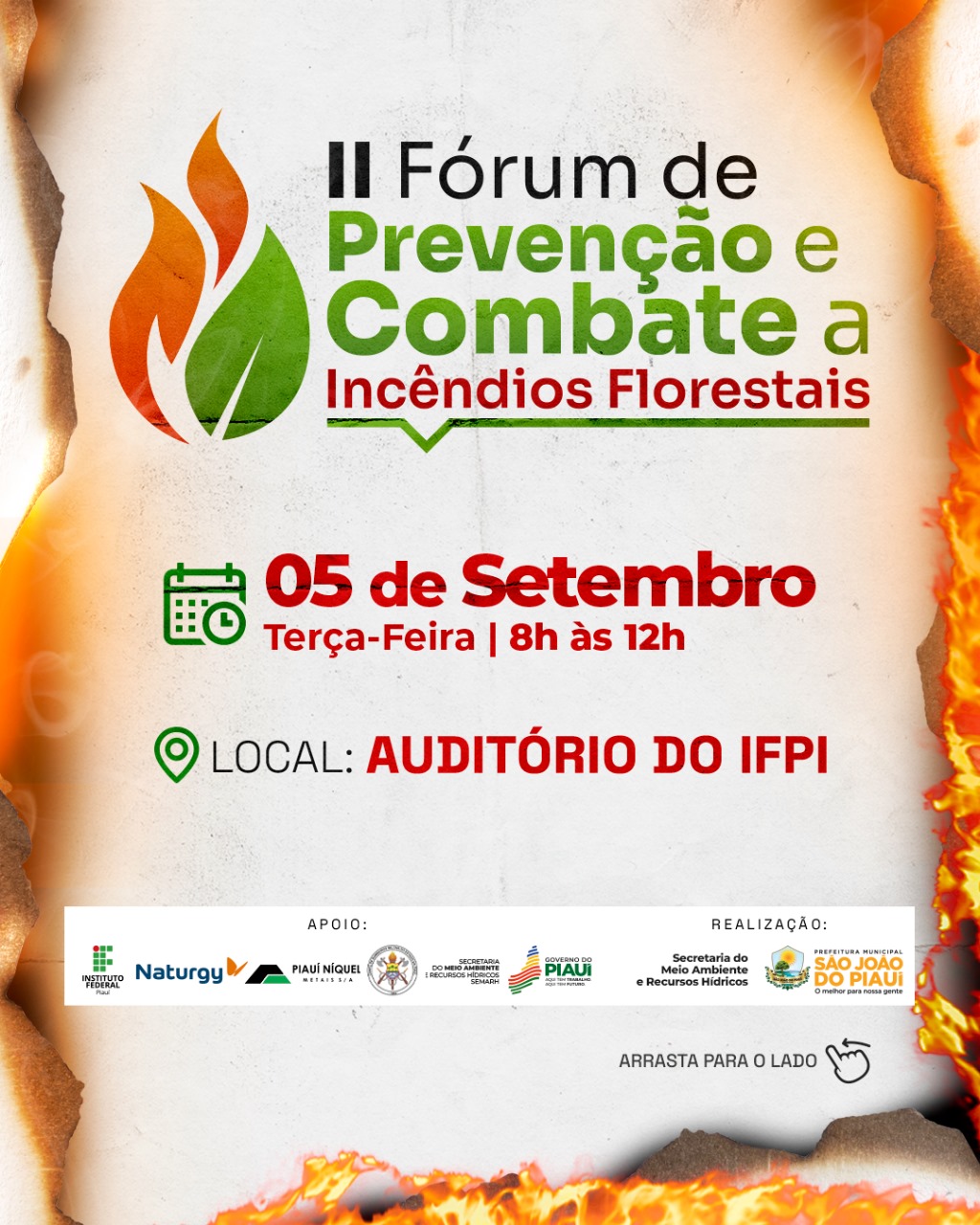 Meio Ambiente realiza II Fórum de Prevenção e Combate a Incêndios Florestais