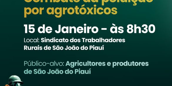 Meio Ambiente realiza palestra sobre Agrotóxicos