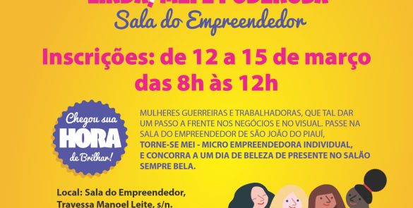 Prefeitura oferta oficina gratuita de empreendedorismo feminino