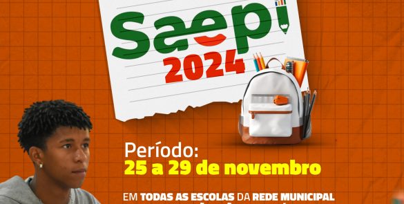 Avaliações SAEPI serão realizadas a partir de segunda, dia 25